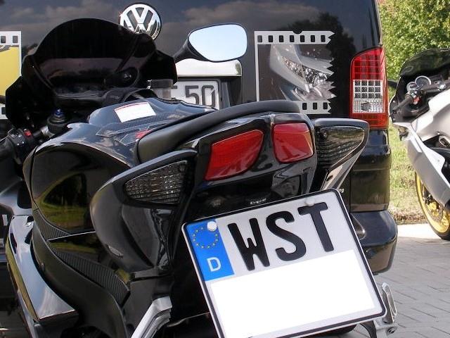 LED Rücklicht+schwarze Blinker Suzuki GSX R 750 K8 L0  